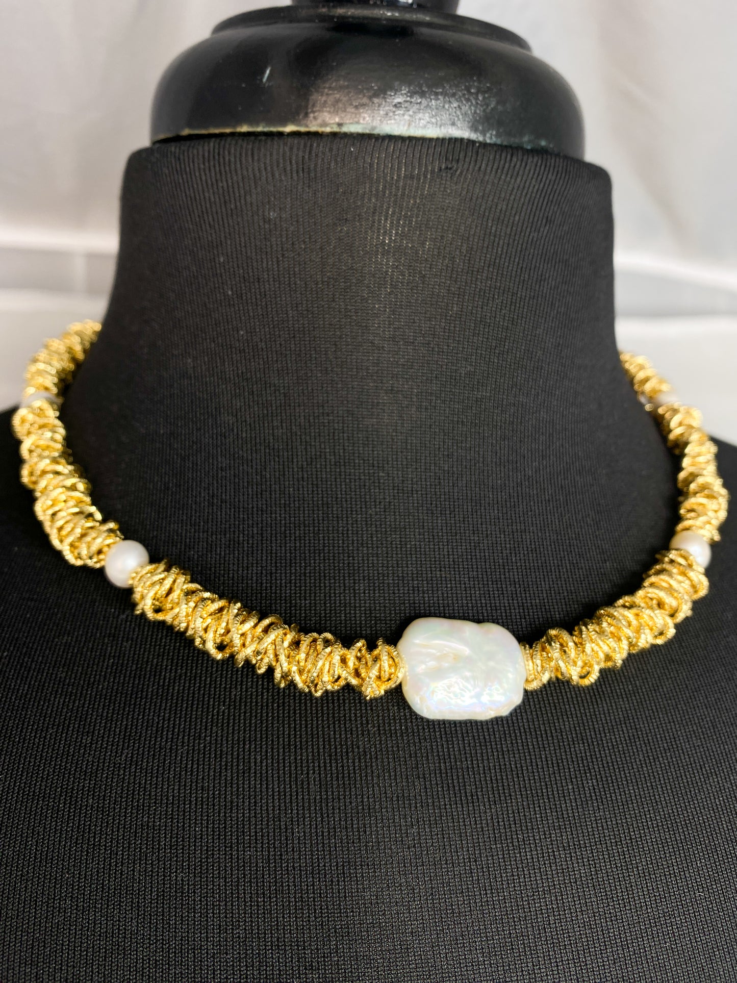 Freshwater pearl necklace