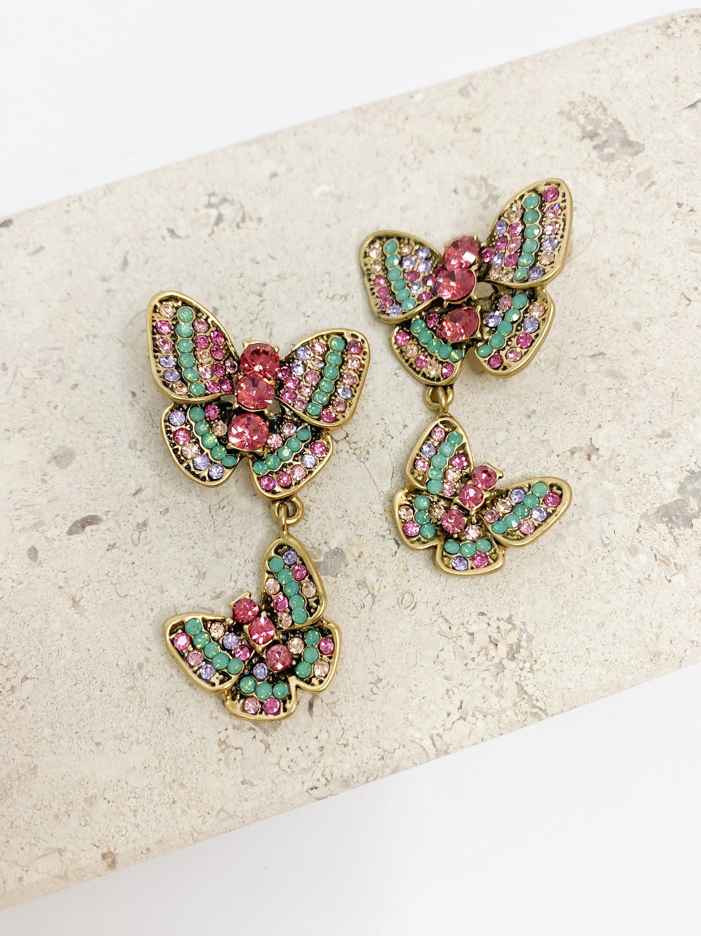 Colorful Butterfly Earrings