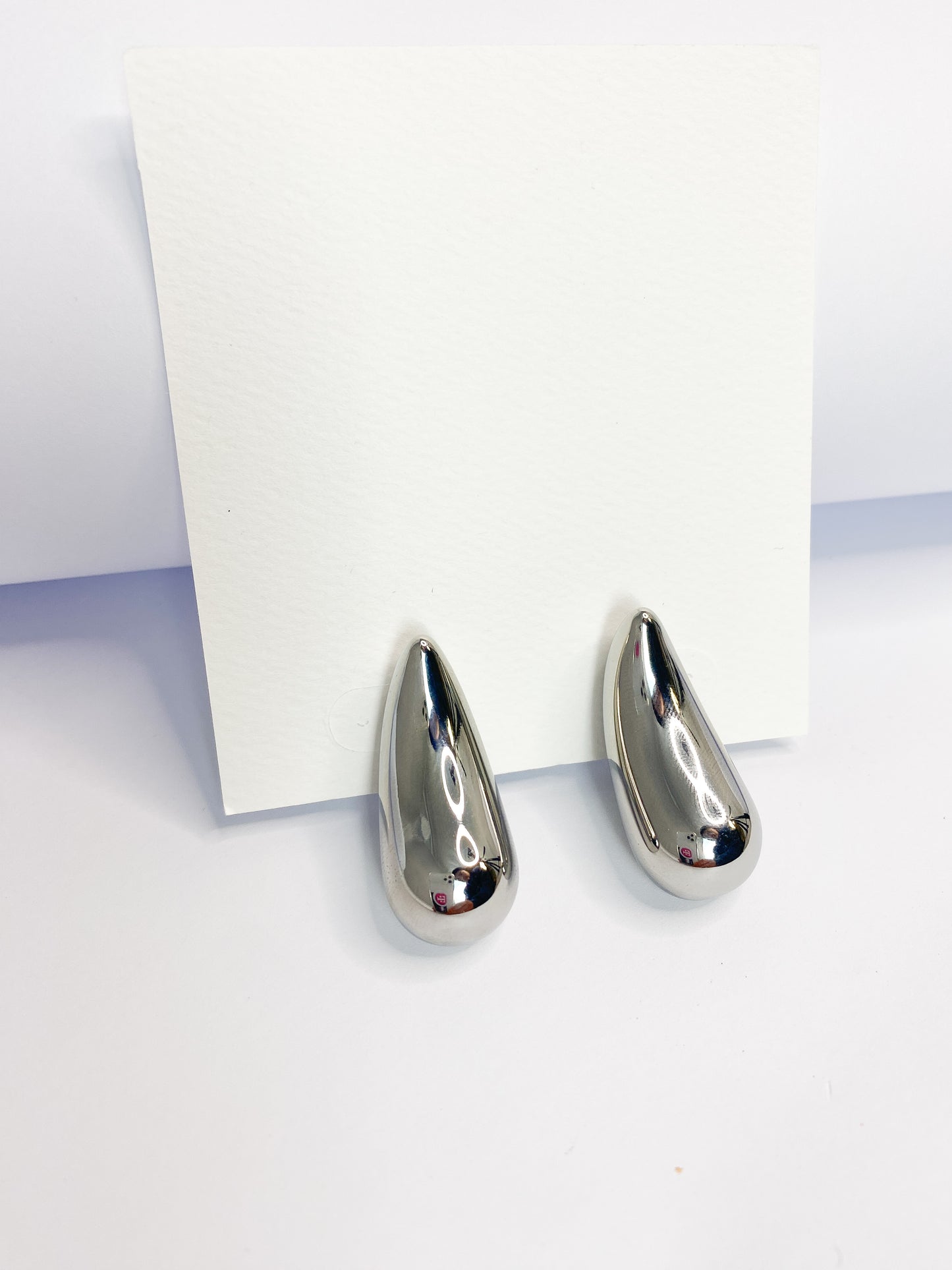 Silver Tear Drop Earrings