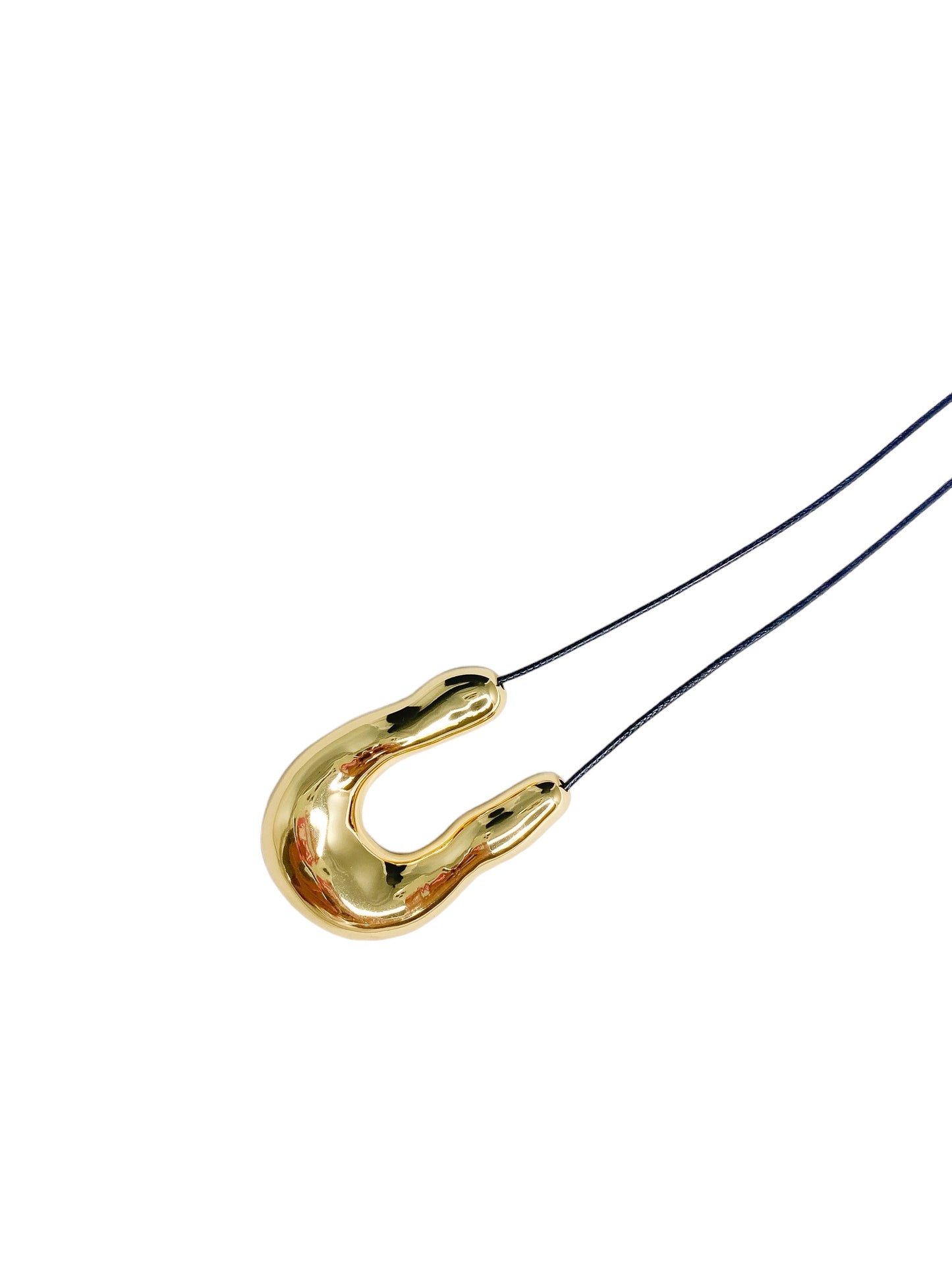 Gold U-Shape Necklace