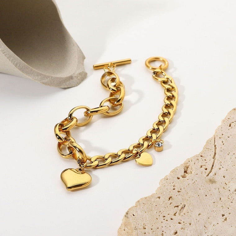 Gold Stainless Steel Bracelet
