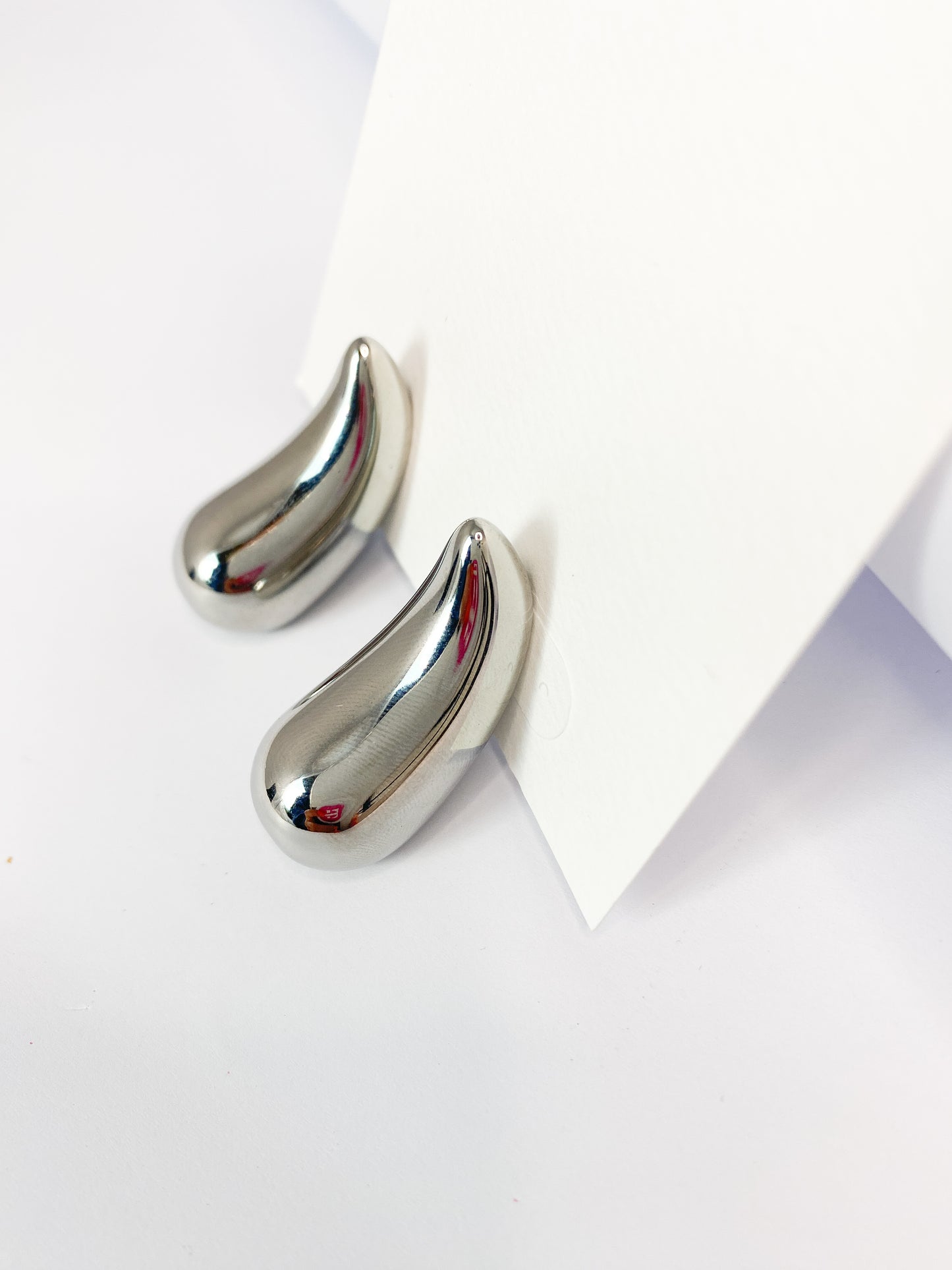Silver Tear Drop Earrings