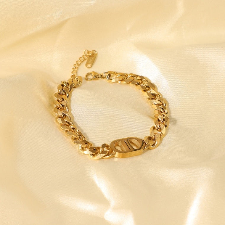 Gold Stainless Steel Bracelet