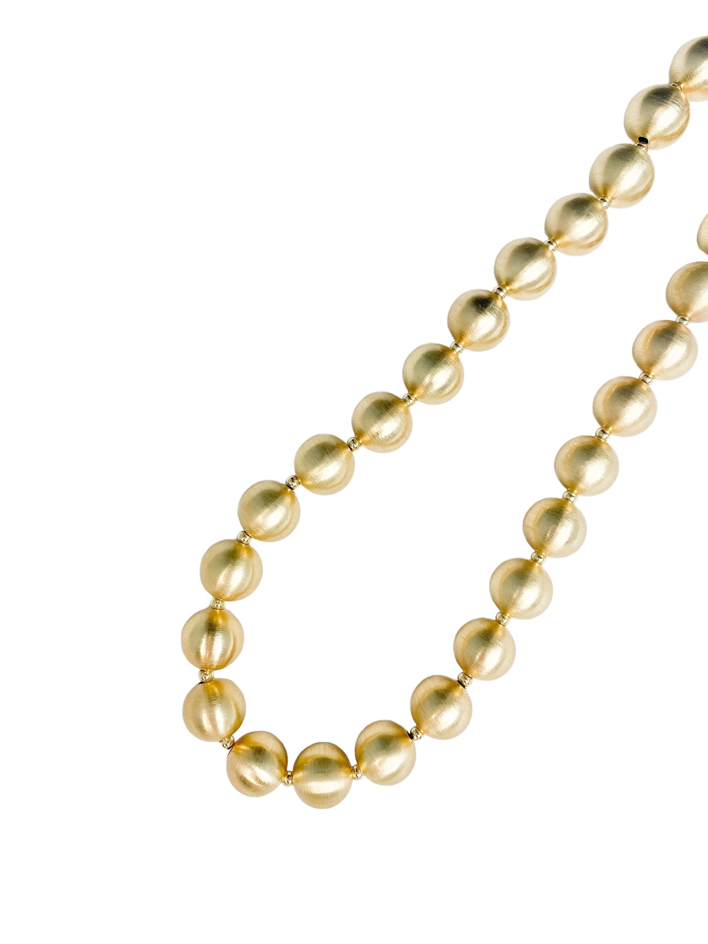 Gold Beaded Necklace