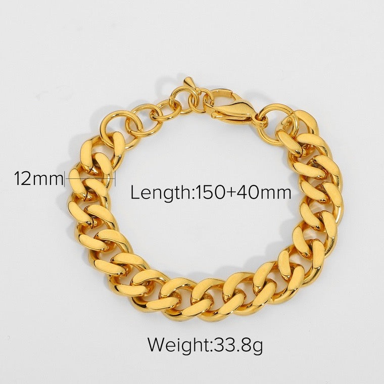 Gold Stainless Steel Bracelet