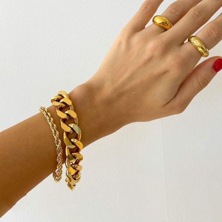 Gold Stainless Steel Bracelet