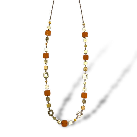 Long Resin Acrylic necklace
