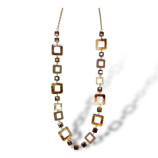 Long Resin Acrylic necklace