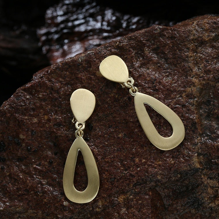 Gold Clip On Earrings