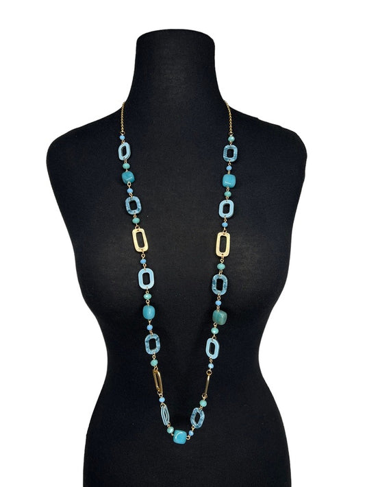 Long Resin Acrylic necklace