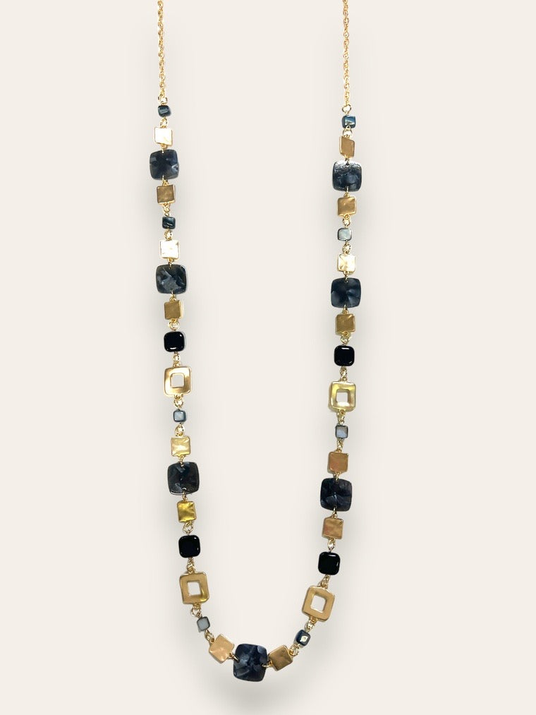 Long Resin Acrylic necklace