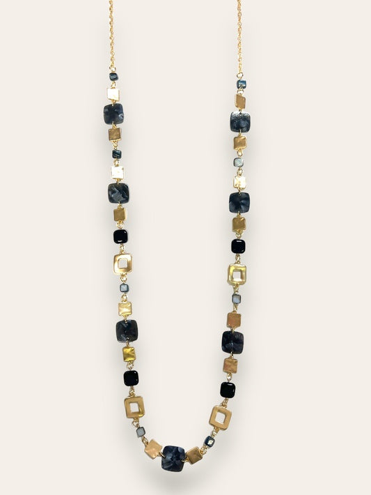 Long Resin Acrylic necklace