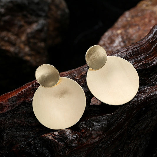 Gold Drop Clip On Earrings