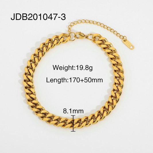 Gold Stainless Steel Bracelet
