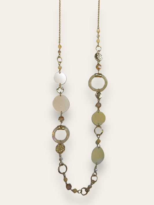 Long Resin Acrylic necklace