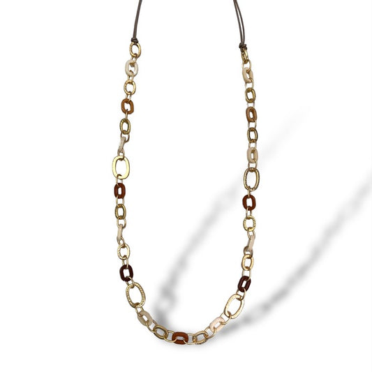Long Resin Acrylic necklace