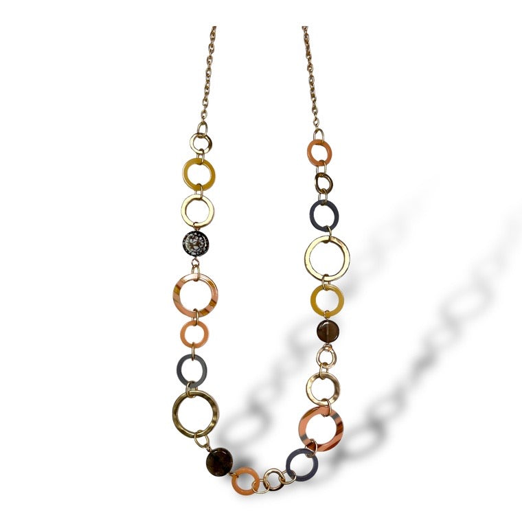 Long Resin Acrylic necklace